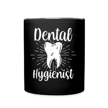 Hygiénistes dentaires Dentiste Équipe d’hygiène dentaire - Mug uni - noir - Devant