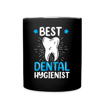 Meilleur hygiéniste dentaire Dentiste Hygiène dentaire - Mug uni - noir - Devant
