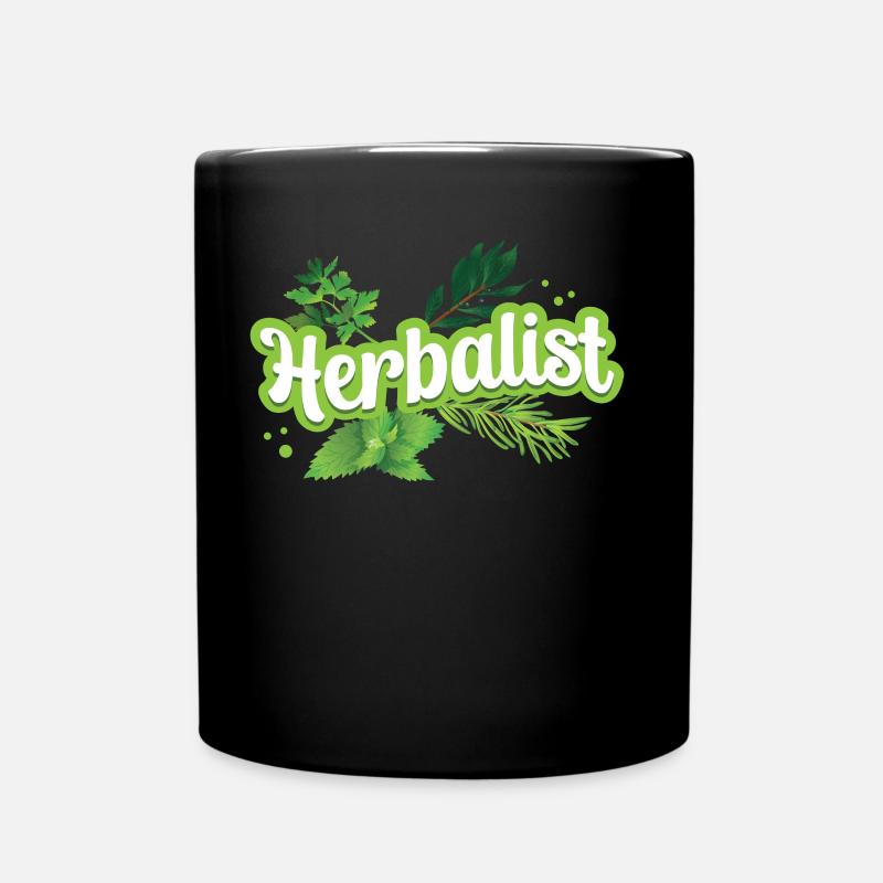 Kräutersammler Kräuter Kraut Kräutergarten - Tasse einfarbig - Schwarz