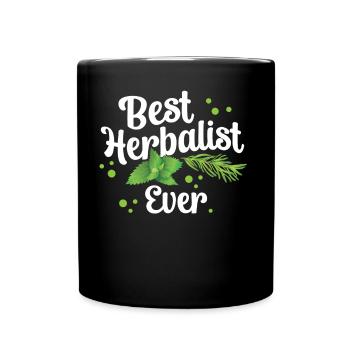 Best Herbal Specialist of All Time Herbs - Full Colour Mug - black - Front