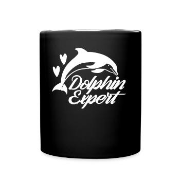 Dolphin Expert Dolphin Lover Dauphins Dauphin - Mug uni - noir - Devant