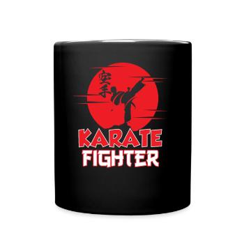 Karate Fighter Sayings Martial Arts Martial Arts - Full Colour Mug - black - Front