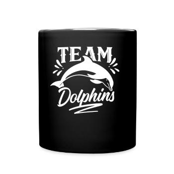 Équipe Dolphin Lover Dolphin Dolphin Dolphins - Mug uni - noir - Devant