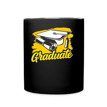 Graduate Graduate Graduate Festival - Full Colour Mug - black - Front