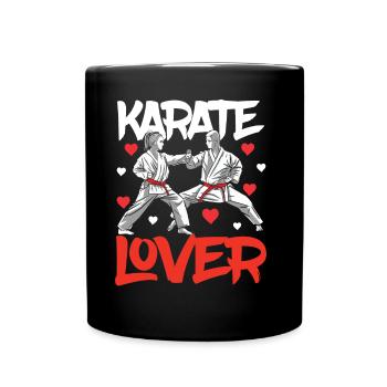 Karate Lovers Martial Arts Martial Arts Fighter - Full Colour Mug - black - Front