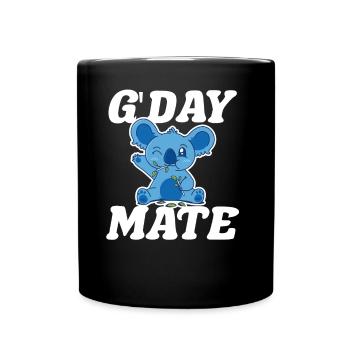 Hello Buddy Sweet Koala Koala Bear Koala Animal - Full Colour Mug - black - Front
