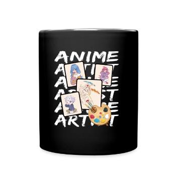 Anime Artist Manga Künstler Japan Fan - Full Colour Mug - black - Front