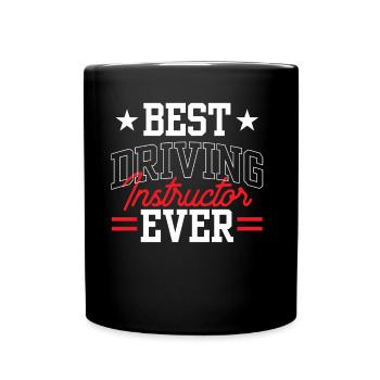 Bester Fahrlehrer Aller Zeiten Fahrschule Beruf - Tasse einfarbig - Schwarz - Vorne