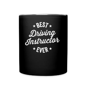 Bester Fahrlehrer Aller Zeiten Beruf Fahrschule - Tasse einfarbig - Schwarz - Vorne