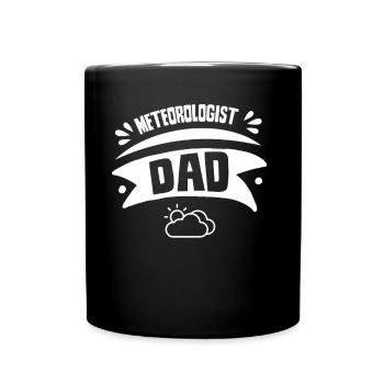 Météorologue Papa Météorologie Prévisions météorologiques - Mug uni - noir - Devant