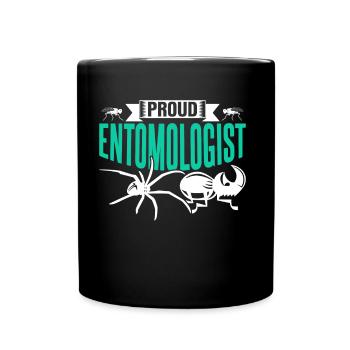 Stolzer Entomologe Beruf Entomologie Insekten - Tasse einfarbig - Schwarz - Vorne