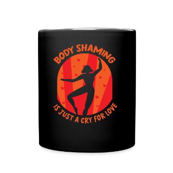 La honte corporelle n’est qu’un cri d’amour - Mug uni - noir - Devant