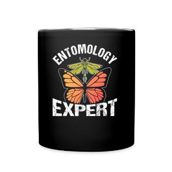 Expert in Entomology Insects Entomologist Profession - Full Colour Mug - black - Front
