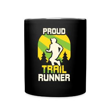Fier Trail Runner Race Trail Running - Mug uni - noir - Devant