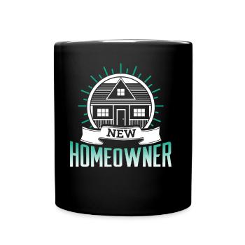 New Homeowner Homeowner Homeowner Landlord - Full Colour Mug - black - Front