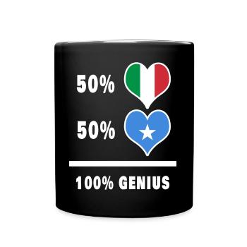 Brilliant Italy and Somalia / Gift - Full Colour Mug - black - Front