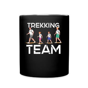 Trekking Équipe Randonneurs Randonnée Randonnée - Mug uni - noir - Devant