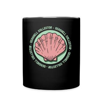 Shell Collector Shell Collector Collectez des coquilles - Mug uni - noir - Devant