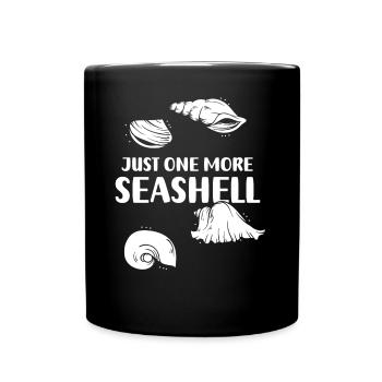 Only One Shell Shell Collector Shellfish Collector Shells - Full Colour Mug - black - Front