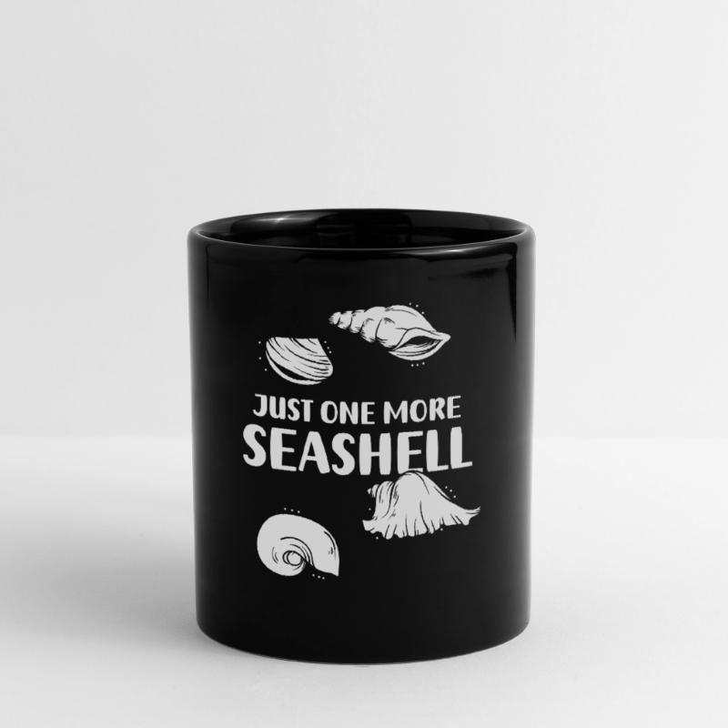 Only One Shell Shell Collector Shellfish Collector Shells Full Colour Mug