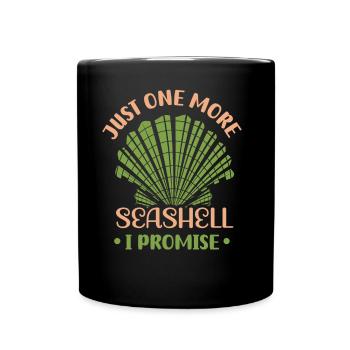 Une seule coquille de plus que je lui promets - Mug uni - noir - Devant