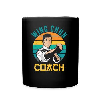 Wing Chun Trainer Martial Arts Martial Arts Training - Full Colour Mug - black - Front