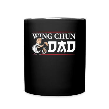 Wing Chun Vater Kampfkunst Kampfsport Trainer - Tasse einfarbig - Schwarz - Vorne