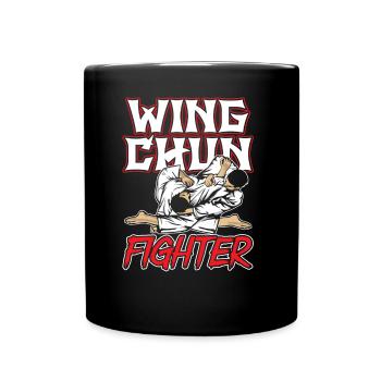 Wing Chun Fighter Martial Arts Martial Arts Trainer - Full Colour Mug - black - Front