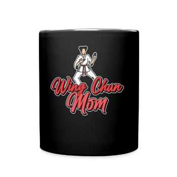 Wing Chun Mother Martial Arts Martial Arts Trainer - Full Colour Mug - black - Front