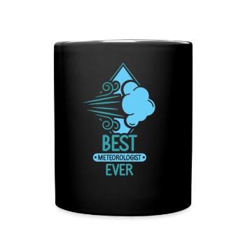 Bester Meteorologe Überhaupt Meteorologie Beruf - Tasse einfarbig - Schwarz - Vorne