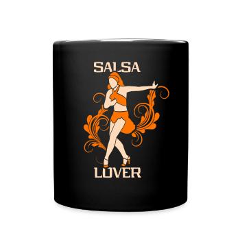 Salsa Lover Dancer Dance Dance Hobby - Full Colour Mug - black - Front