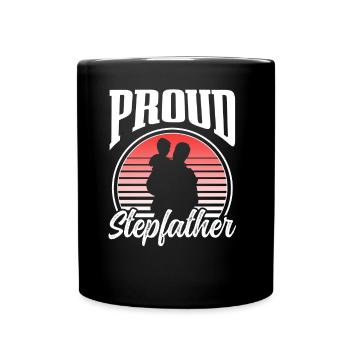 Fier beau-père Fête des pères beau-père Beau-père - Mug uni - noir - Devant
