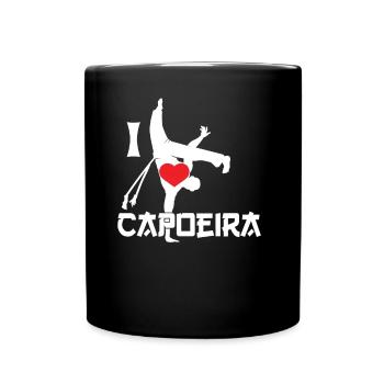 J’adore Capoeira Hobby Arts Martiaux Brésiliens - Mug uni - noir - Devant