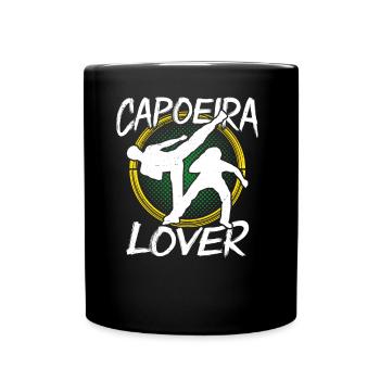 Capoeira Liebhaber Brasilianisch Hobby Kampfsport - Tasse einfarbig - Schwarz - Vorne