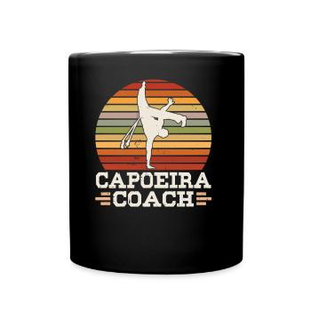 Entraîneur de Capoeira Brésil Hobby Arts Martiaux - Mug uni - noir - Devant