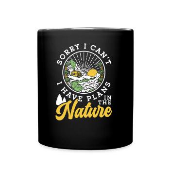 Je ne peux pas avoir de projets dans la nature Désolé l’équipe - Mug uni - noir - Devant
