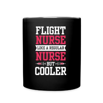 Infirmière de vol Médecin de vol Profession médicale de vol - Mug uni - noir - Devant
