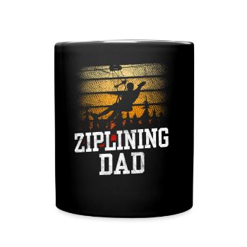 Tyrolienne Papa Dictons Tyrolienne Tyrolienne Sport - Mug uni - noir - Devant