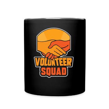 Volunteer Team Profession Volunteer - Full Colour Mug - black - Front