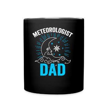 Météorologue Papa Météorologie Météorologie - Mug uni - noir - Devant