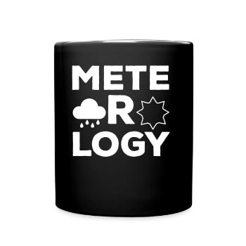 Météorologie Prévisions météorologiques Profession de météorologue - Mug uni - noir - Devant