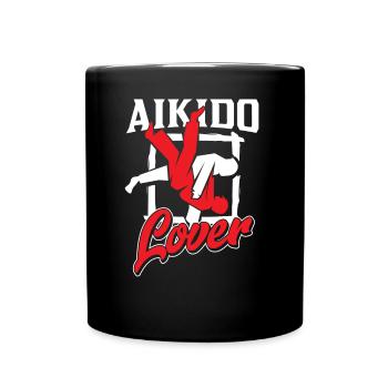 Amoureux de l’Aïkido Arts Martiaux Combattant d’Arts Martiaux - Mug uni - noir - Devant