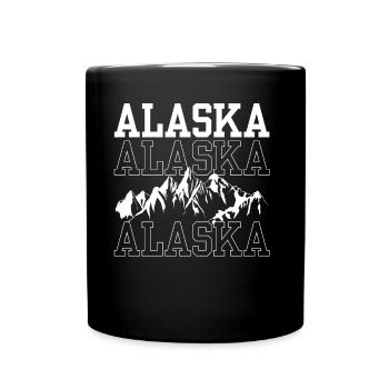 Alaska Randonnée Randonnée Nature Randonneurs - Mug uni - noir - Devant