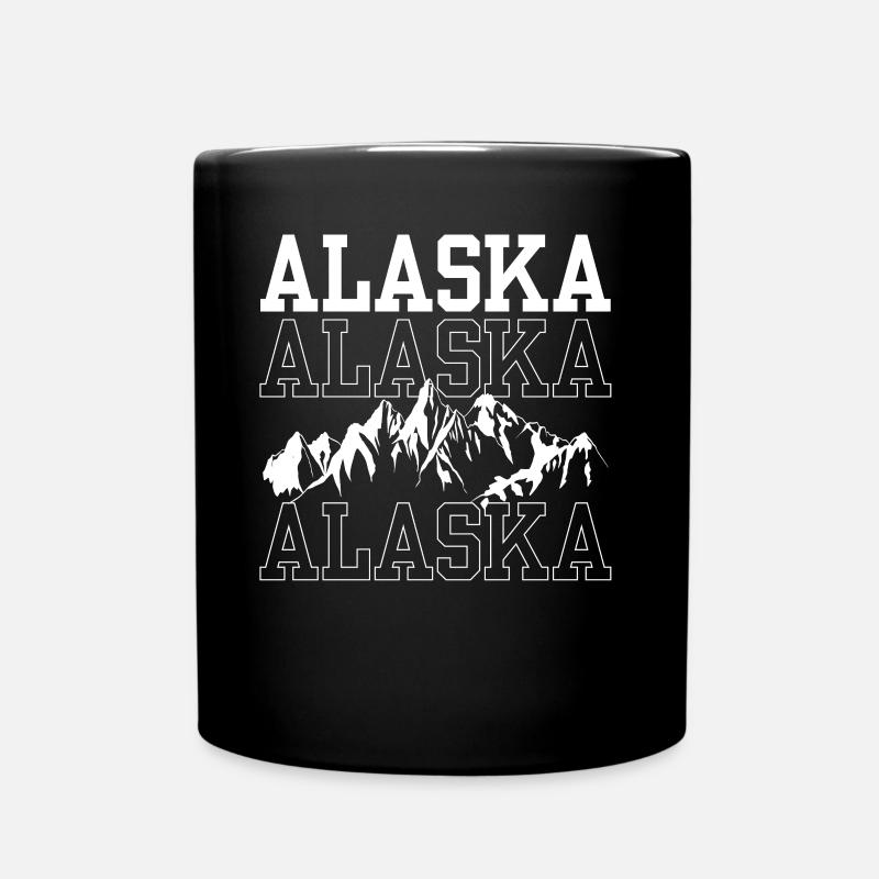 Alaska Wanderung Wandern Natur Wanderer - Tasse einfarbig - Schwarz