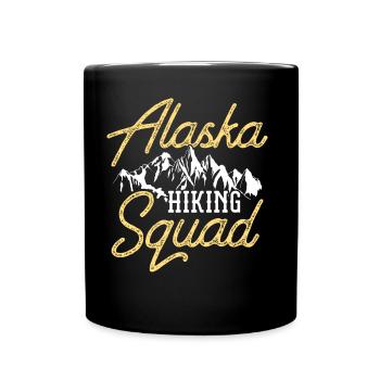 Alaska Hiking Team Randonneurs de la nature - Mug uni - noir - Devant