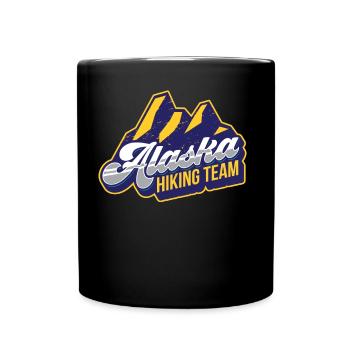 Alaska Hiking Team Hikers Hiking Hike - Full Colour Mug - black - Front