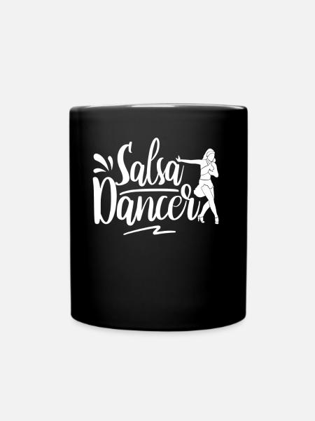 Salsa Tänzerin Tanzen Tänzer Tanz Hobby - Tasse einfarbig - Schwarz