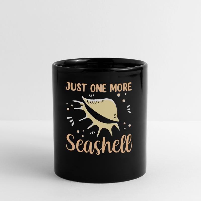 Only One Shell Shell Collector Shellfish Collector Shells Full Colour Mug