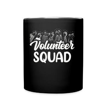Volunteer Team Volunteer - Full Colour Mug - black - Front
