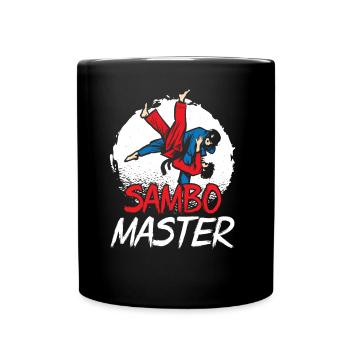 Sambo Master Martial Arts Martial Arts Training - Full Colour Mug - black - Front